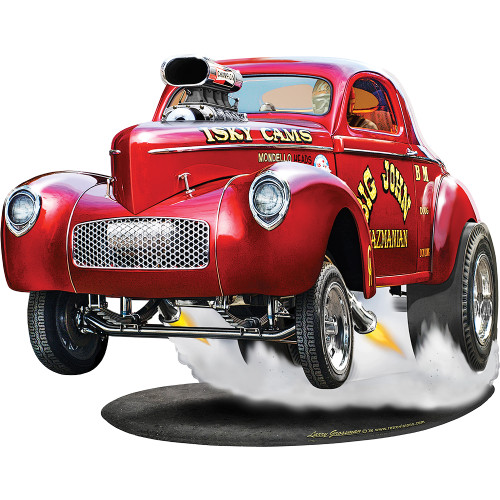 1940 Willys Big John Gasser Laser Cut Sign  Main Image