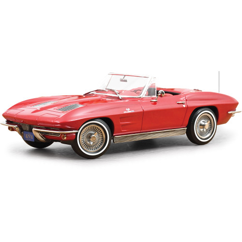 1963 Chevrolet Corvette Sting Ray Cabriolet - Red 1:18 Scale Alt Image 1