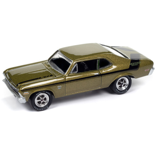 1970 Yenko Deuce Chevy Nova - Citrus Green w/Black Yenko Stripes 1:64 Scale Main Image