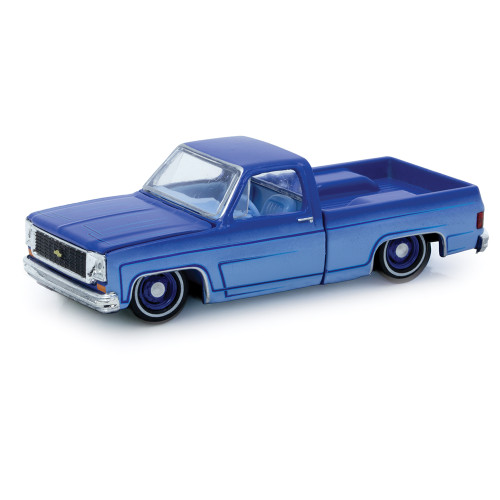 1973 Chevrolet Cheyenne Super 10 - Electric Blue 1:64 Scale Main Image