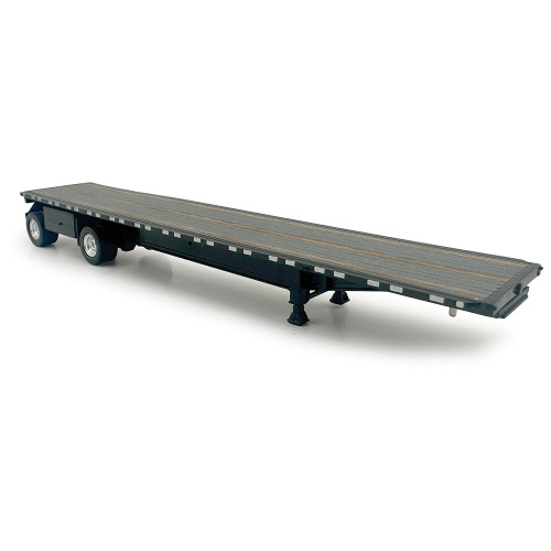 High Boy Spread Axle Flatbed Trailer - Black Main Image