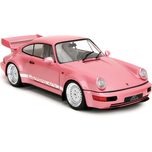 Porsche 911 Carrera RS (964) - Pink 1:18 Scale Alt Image 4