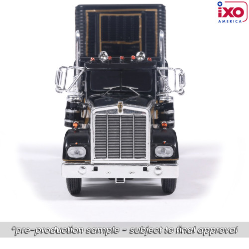1976 Kenworth W900 - Black With Western Trailer 1:64 Scale Alt Image 5