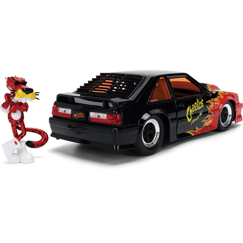 1989 Ford Mustang GT w/Chester Cheetah - Flaming Hot Cheetos 1:24 Scale Alt Image 2