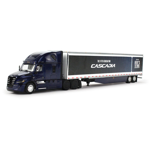 Freightliner® Fifth Gen Cascadia Raised Roof Sleeper & 53' Utility Trailer w/Skirts Main Image