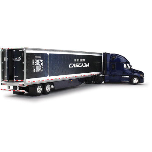 Freightliner® Fifth Gen Cascadia Raised Roof Sleeper & 53' Utility Trailer w/Skirts Alt Image 1