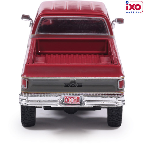 1977 GMC Sierra Grande K2500 Crew Cab Wideside - Dark Red Metallic and Silver Special Two-Tone - Lifted Alt Image 6