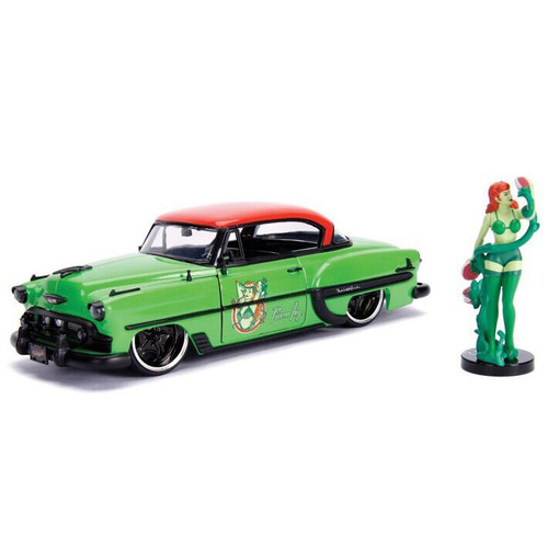 Jada Toys Poison Ivy 1953 Chevy Bombshell Bel Air 124 Scale Diecast Model by Jada Toys 19090NX