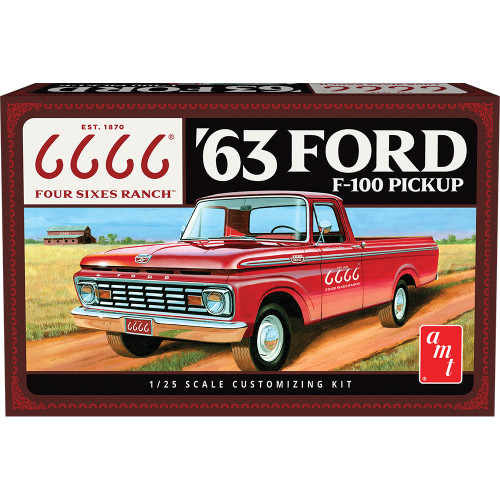 1963 Ford F-100 (Four Sixes Ranch) 1:25 Scale Main Image
