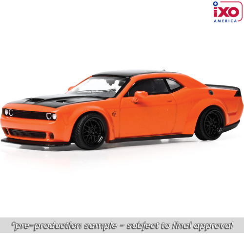 2019 Dodge Challenger SRT Hellcat - Go Mango 1:64 Scale Main Image