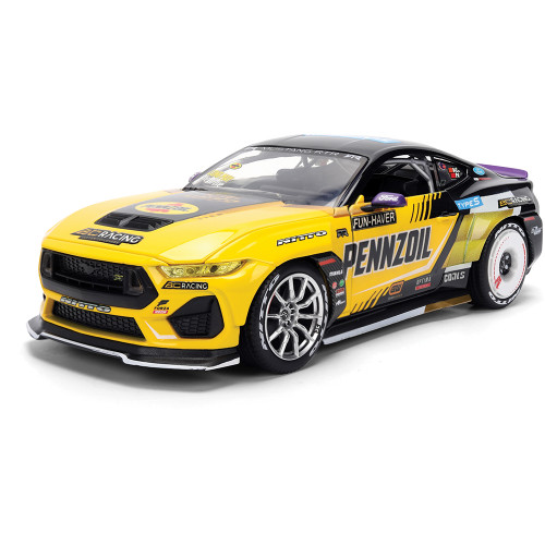 2025 Ford Mustang RTR w/Lights - Chelsea Denofa 1:24 Scale Main Image
