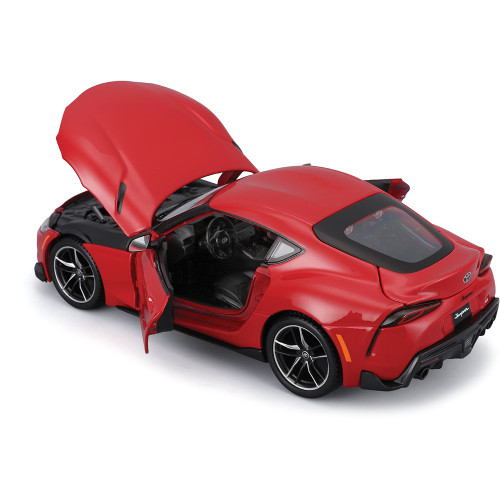 2022 Toyota Supra GR - Red 1:24 Scale Diecast Model by Maisto