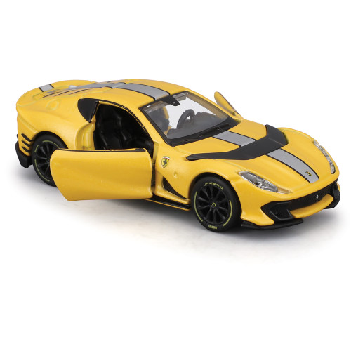 Ferrari 812 Competizione Speed Icon - Yellow Alt Image 1