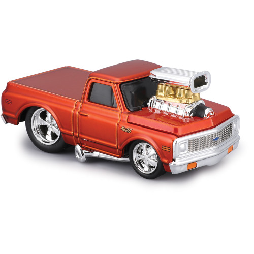 1972 Chevy C-10 - Orange - Muscle Machines 25th Alt Image 1