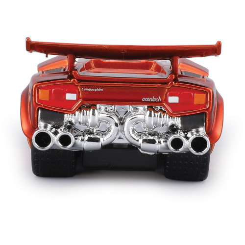 Lamborghini Countach - Orange - Muscle Machines 25th 1:64 Scale