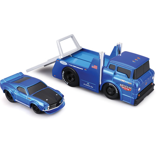 1966 Ford C600 Flatbed & 1969 Mustang GT - Muscle Transports Alt Image 8