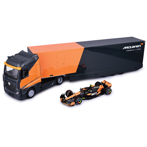 2024 McLaren F1 Semi Truck w/ MCL38 - Norris #4 1:43 Scale Main Image