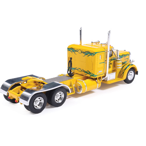 1952 Peterbilt 350 - Yellow with Green Flames Alt Image 1