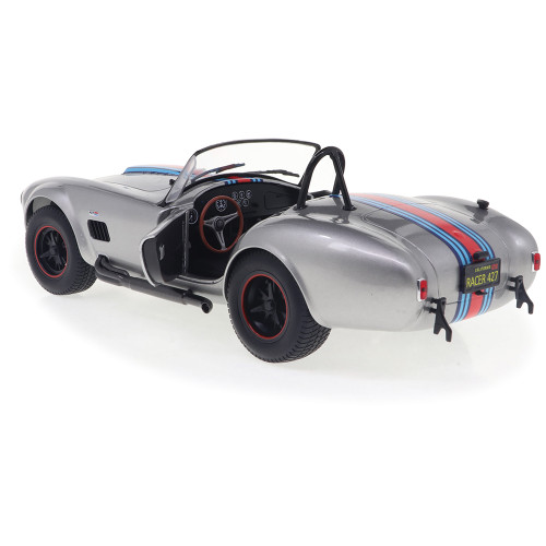 1965 Shelby Cobra 427 MkII Solido Works M - Racing Silver 1:18 Scale Alt Image 5