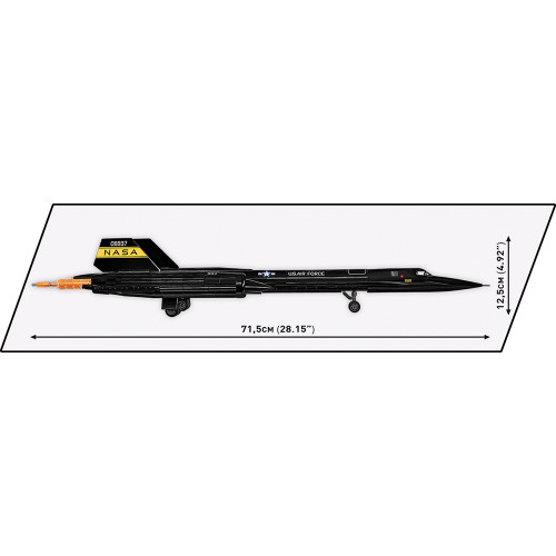 Executive Edition Lockheed SR-71 Blackbird Building Brick Set Alt Image 8