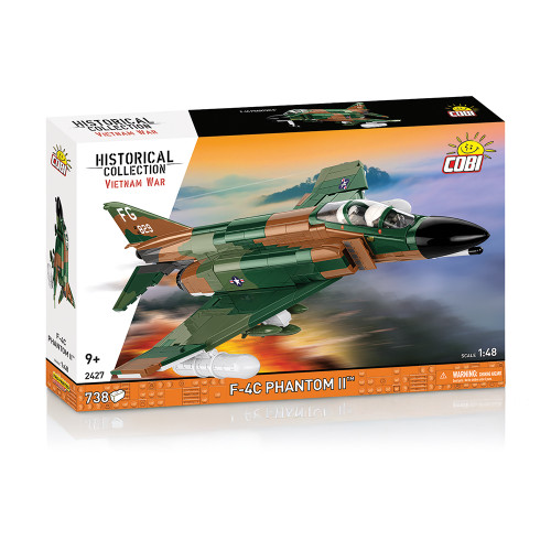 F-4C Phantom II Jet Fighter Building Brick Set 1:48 Scale Main Image