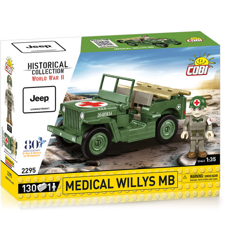 JEEP Medical MB Vehicle Building Brick Set Alt Image 1