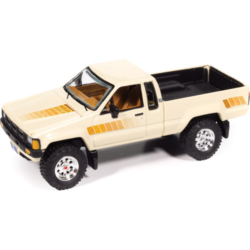 1985 Toyota SR5 Pickup -  Ivory w/ Brown Stripes Main Image