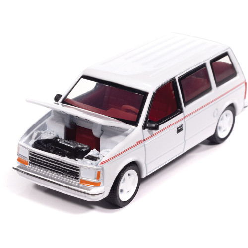 1989 Plymouth Voyager Turbo - Bright White 1:64 Scale Alt Image 1