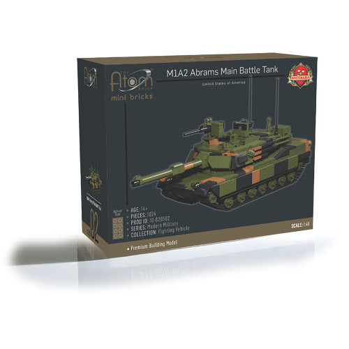 M1A2 Abrams Building Block Model - 1024 Pieces Alt Image 2