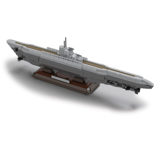 U-505 Submarine Building Block Model - 797 Pieces Main Image