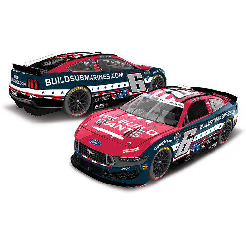 2025 Brad Keselowski Buildsubmarines.Com Salutes Ford Mustang Elite NASCAR Diecast 1:24 Scale Main Image