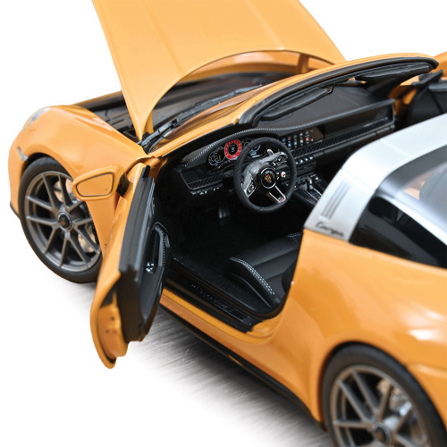 2025 Porsche 911 Targa 4 GTS - Bahama Yellow 1:18 Scale Alt Image 7