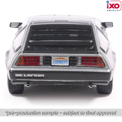 1981 DeLorean DMC-12 - Silver 1:43 Scale Diecast Model by IXO