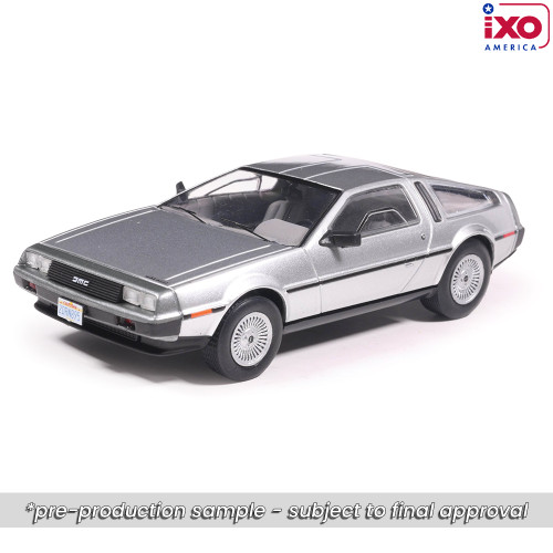 1981 DeLorean DMC 12 - Stainless Steel 1:18 Scale Diecast Model by