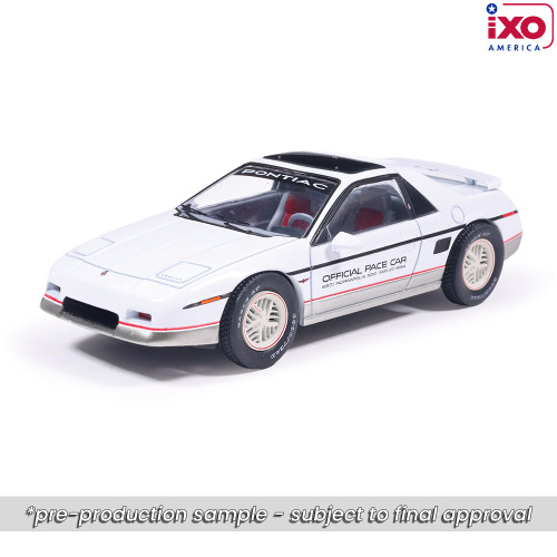 1984 Pontiac Fiero Indianapolis 500 Pace Car - White 1:43 Scale Main Image