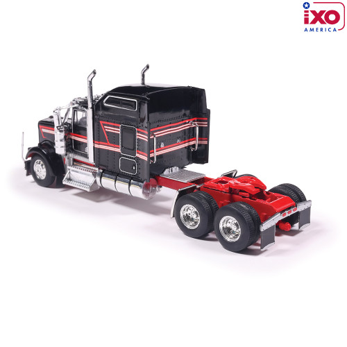 1990 Kenworth W900 - Black With Stripe 1:64 Scale Alt Image 3