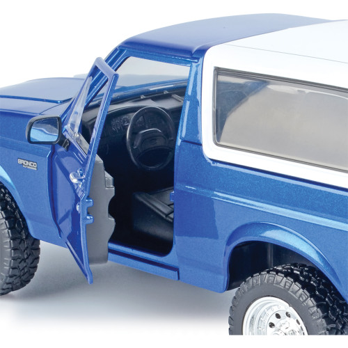 1993 Ford Bronco - Blue 1:24 Scale Alt Image 3