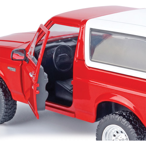 1993 Ford Bronco - Red 1:24 Scale Alt Image 3