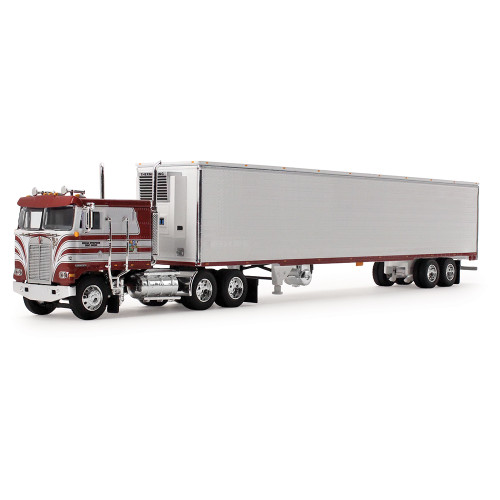 Red's Favorites - Jim Skrinar Kenworth K100 COE Flat Top & 53' Utility Reefer Trailer 1:64 Scale Main Image