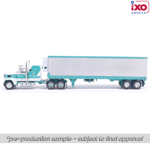 1978 Ford LTL-9000 - Caribbean Turquoise & White with Vintage Trailer Alt Image 4