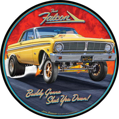 1965 Ford Falcon Gasser Metal Sign Main Image
