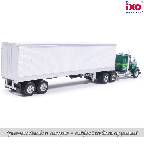 1974 Kenworth W-925 - Green With White Trailer 1:64 Scale Alt Image 1