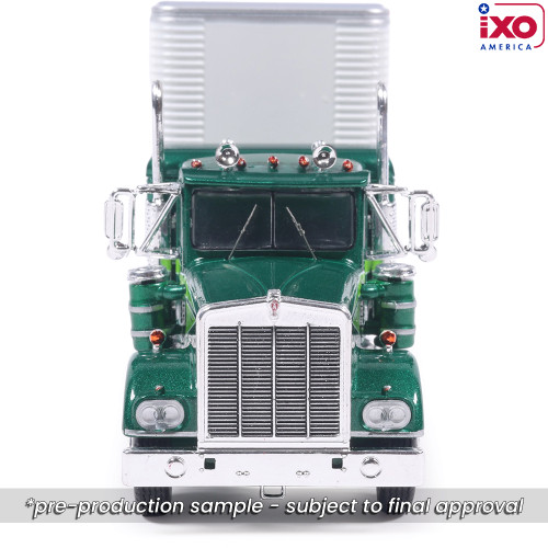 1974 Kenworth W-925 - Green With White Trailer 1:64 Scale Alt Image 7