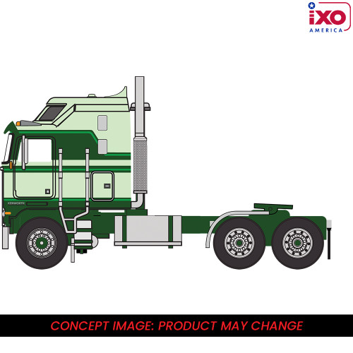 1976 Kenworth K100 Aerodyne - Green 1:43 Scale Main Image