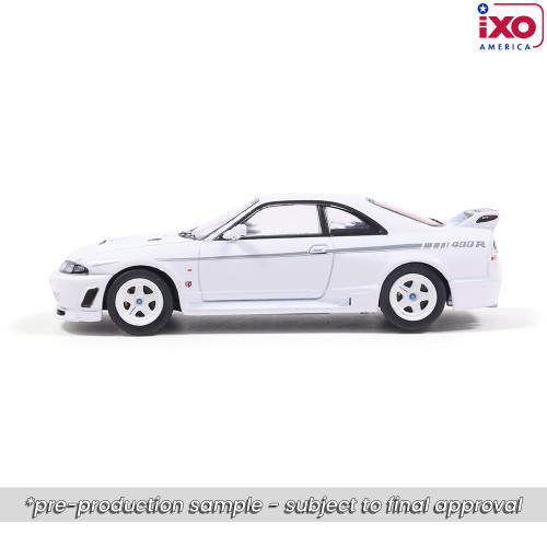 1997 Nissan Skyline GT-R R33 Nismo 400R - White 1:64 Scale Diecast