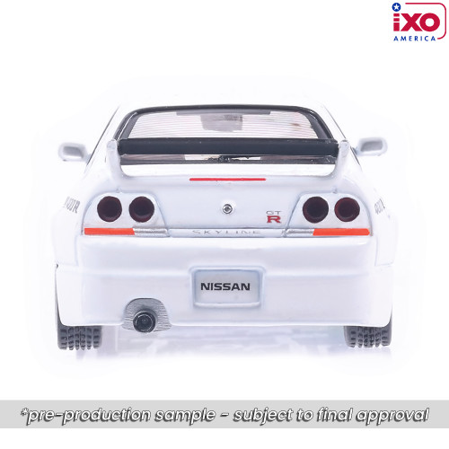 1997 Nissan Skyline GT-R R33 Nismo 400R - White 1:64 Scale Diecast