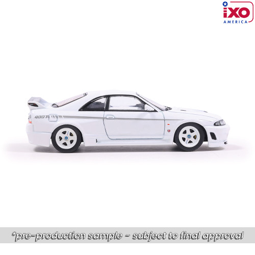 1997 Nissan Skyline GT-R R33 Nismo 400R - White 1:64 Scale Diecast