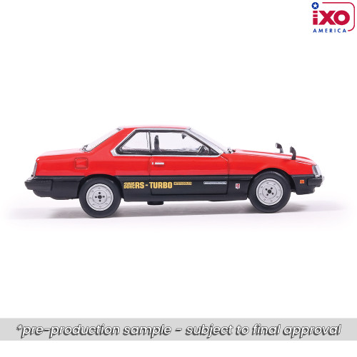 1983 Nissan Skyline 2000 Turbo RS (R30) Iron Mask - Red and Black 1:64 Scale Alt Image 7