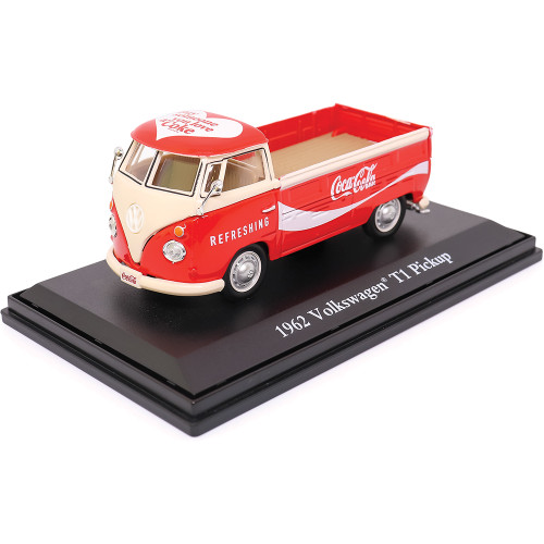 1962 Volkswagen Coca-Cola T1 pickup Red/White 1:43 Scale Diecast
