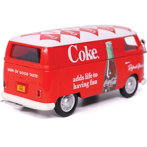 1962 Volkswagen Coca-Cola Cargo Van Red/White 1:43 Scale Alt Image 1